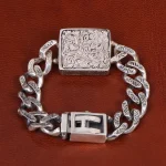 دستبند فیروزه مردانه کد 31549