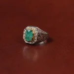 انگشتر زمرد مردانه کد 31272