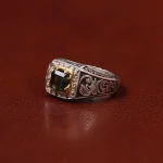 انگشتر تورمالین مردانه کد 31289