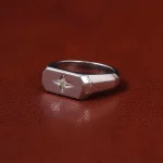 انگشتر نقره مردانه کد 31307