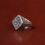 انگشتر نقره مردانه کد 31309