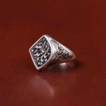 انگشتر نقره مردانه کد 31312