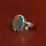 انگشتر فیروزه شجری مردانه کد 31447