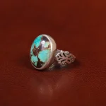 انگشتر فیروزه شجری مردانه کد 31464