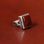 انگشتر عقیق مردانه کد 31109