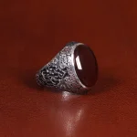 انگشتر عقیق مردانه کد 31160