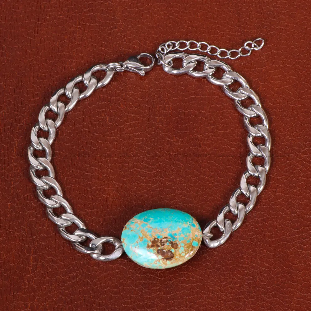 دستبند فیروزه اسپرت کد 31657