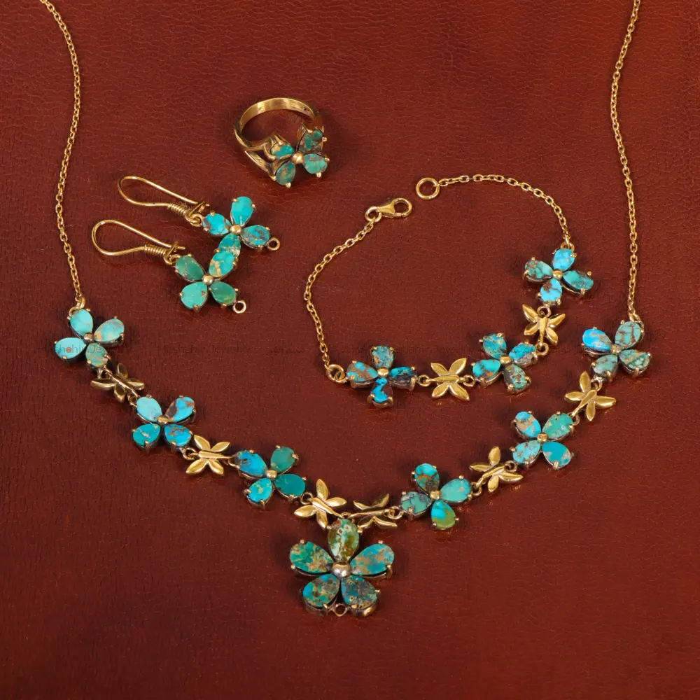 سرویس فیروزه زنانه کد 31686