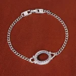 دستبند نقره مردانه کد 31739