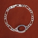 دستبند نقره مردانه کد 31743