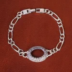 دستبند نقره مردانه کد 31744