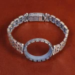 دستبند نقره مردانه کد 31751