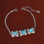 دستبند فیروزه زنانه کد 31765