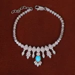 دستبند فیروزه زنانه کد 31769