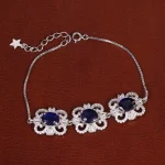 دستبند یاقوت کبود زنانه کد 31773