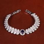 دستبند یاقوت کبود زنانه کد 31774