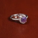 انگشتر عقیق سوسنی زنانه کد 31789