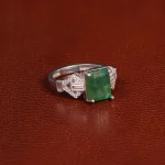 انگشتر زمرد زنانه کد 31802