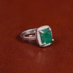 انگشتر زمرد زنانه کد 31804