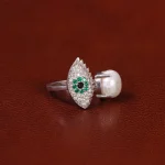 انگشتر طرح مروارید زنانه کد 31831