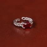 انگشتر طرح یاقوت سرخ زنانه کد 31833