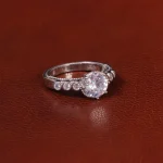 انگشتر الماس سنتاتیک زنانه کد 31840
