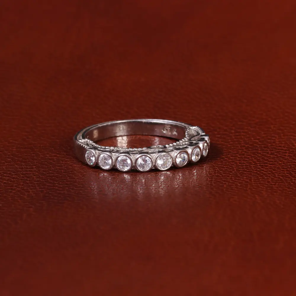 حلقه نقره زنانه کد 31841