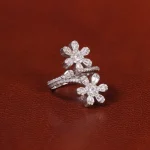 انگشتر نقره زنانه کد 31842