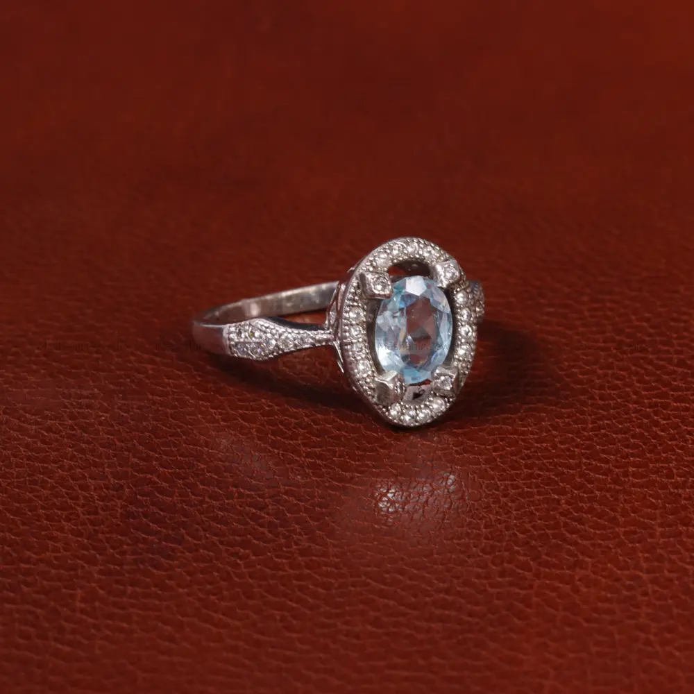 انگشتر توپاز زنانه کد 31846