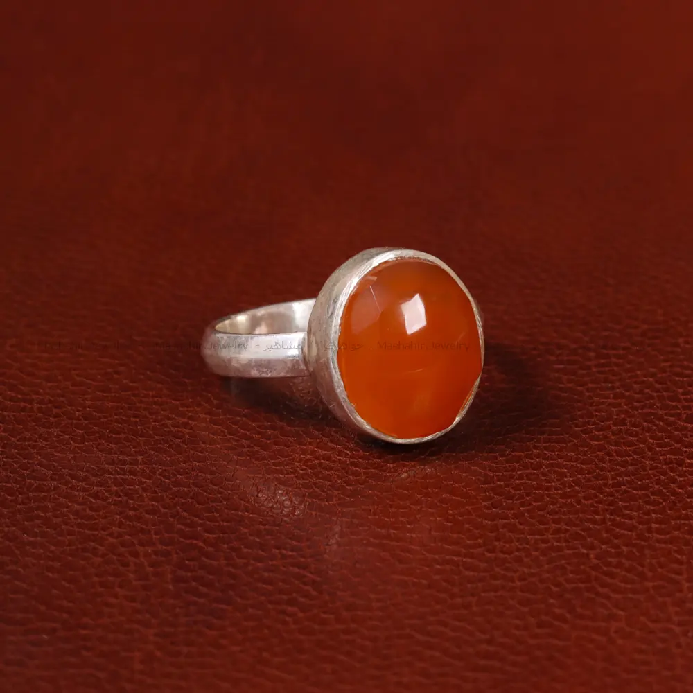 انگشتر عقیق زنانه کد 31872