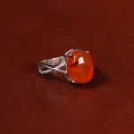 انگشتر عقیق زنانه کد 31879