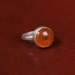 انگشتر عقیق زنانه کد 31880