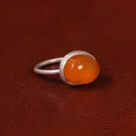 انگشتر عقیق زنانه کد 31884