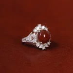 انگشتر عقیق زنانه کد 31892