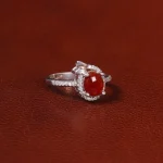 انگشتر عقیق زنانه کد 31894