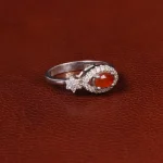 انگشتر عقیق زنانه کد 31897