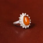 انگشتر عقیق زنانه کد 31901