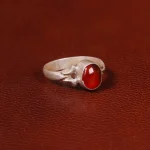 انگشتر عقیق زنانه کد 31904