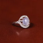 انگشتر عقیق سوسنی زنانه کد 31927