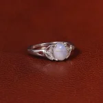 انگشتر عقیق سوسنی زنانه کد 31929