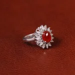 انگشتر عقیق زنانه کد 31932