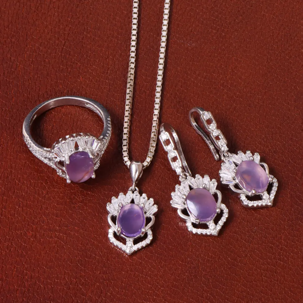 نیم ست عقیق سوسنی زنانه کد 31967