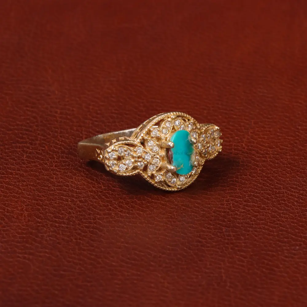 انگشتر فیروزه شجری زنانه کد 31968