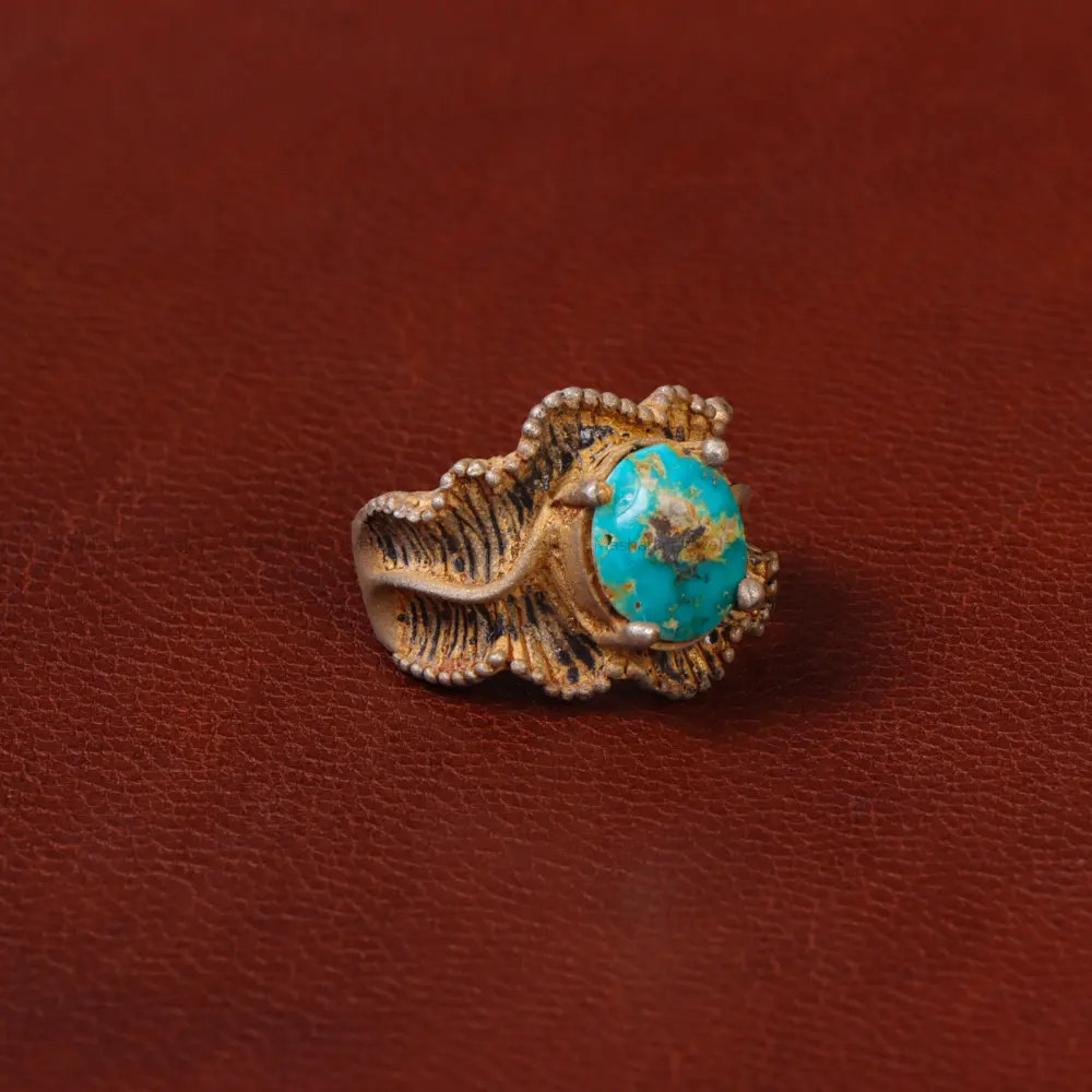 انگشتر فیروزه شجری زنانه کد 31971