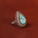 انگشتر فیروزه شجری زنانه کد 31973