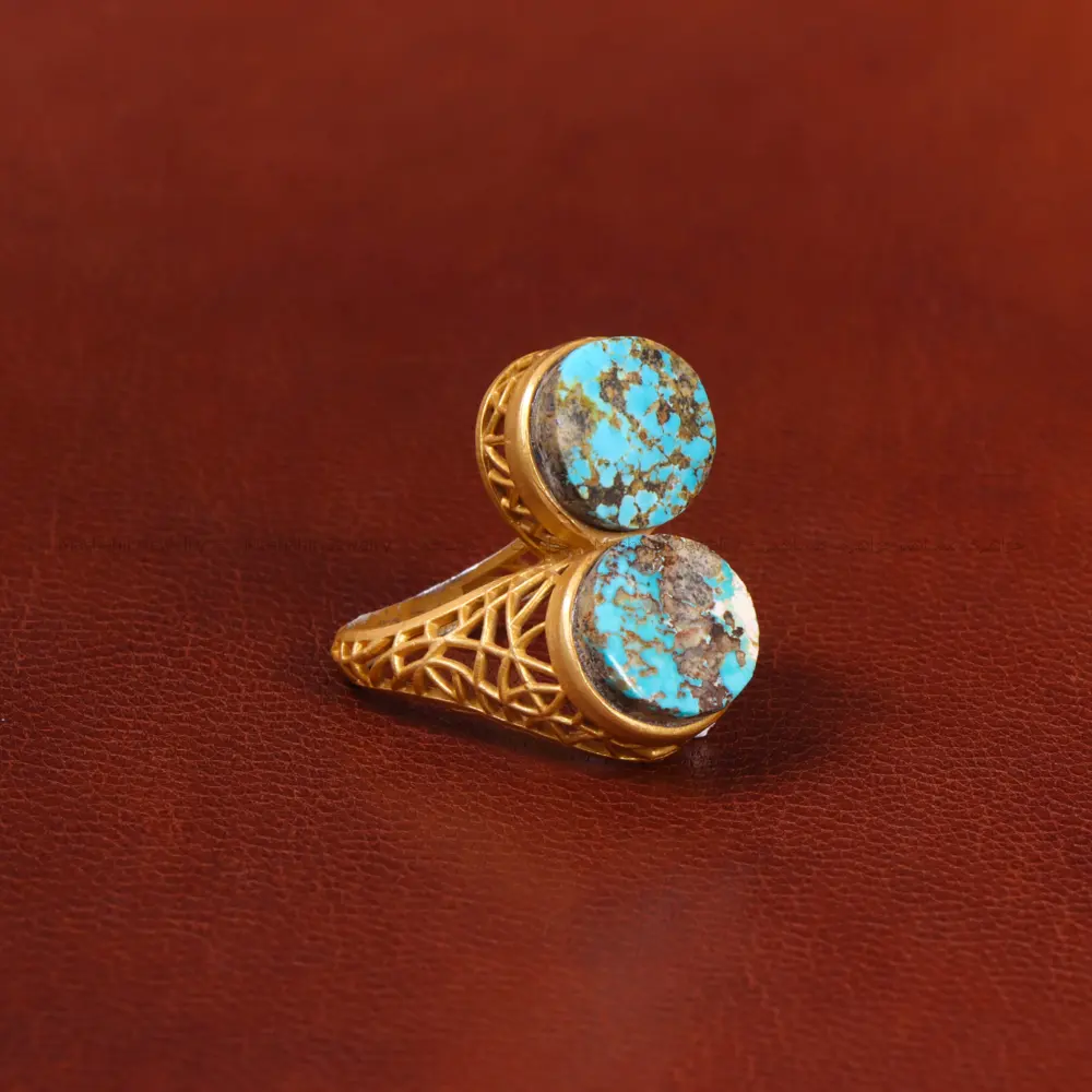 انگشتر فیروزه شجری زنانه کد 31974