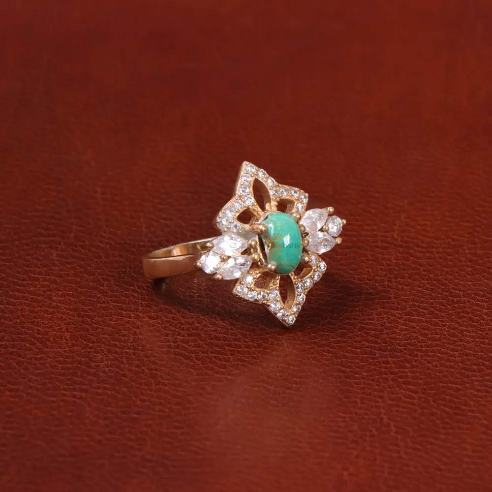 انگشتر فیروزه شجری زنانه کد 31976