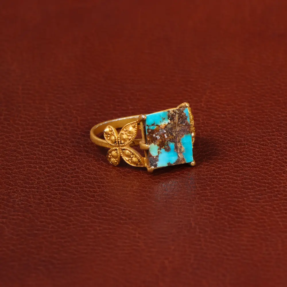 انگشتر فیروزه شجری زنانه کد 31979