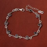 دستبند یاقوت کبود زنانه کد 31992