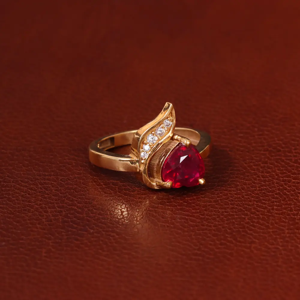 انگشتر یاقوت سرخ زنانه کد 32042